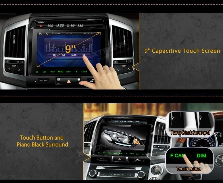 Discount 9" HD Digital Capacitive Multi-Touch Screen Car DVD playerfor Toyota Land Cruiser 2008/2009/2010/2011/2012/2013/2014 Dynamic UI 1 Discount 9" HD Digital Capacitive Multi-Touch Screen Car DVD playerfor Toyota Land Cruiser 2008/2009/2010/2011/2012/2013/2014 Dynamic UI 1