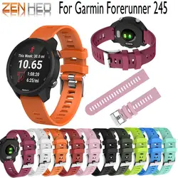 Мягкий силиконовый сменный ремешок в полоску для Garmin Forerunner 245/245 M/645 запястье для Garmin Vivoactive3 3 Vivomove HR смарт-запястье