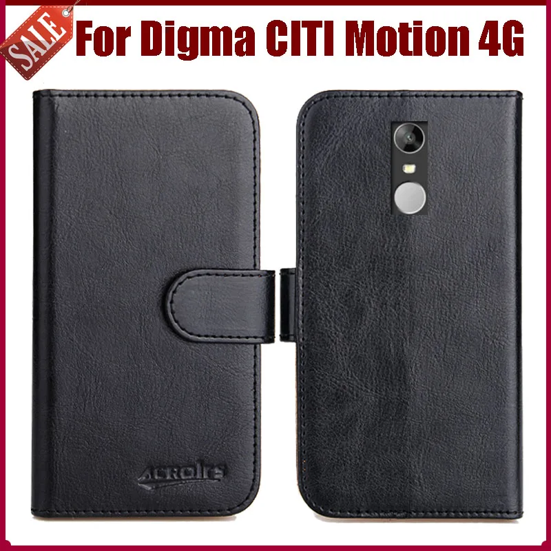 

Digma CITI Motion 4G Case New Arrival 6 Colors High Quality Flip Leather Protective Phone Cover For Digma CITI Motion 4G Case