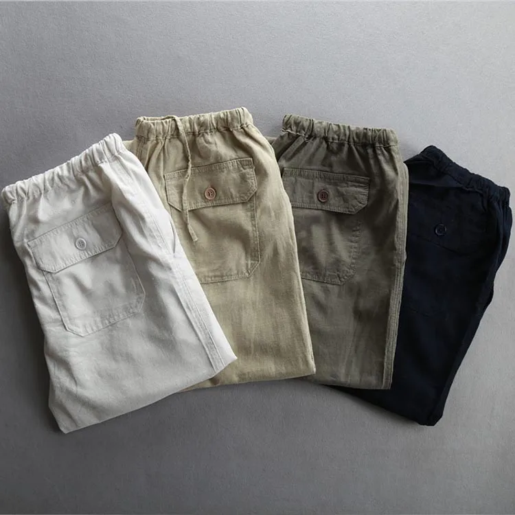 cotton linen pants 01