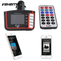 Vehemo 1.44 "ЖК-дисплей Беспроводной fm-передатчик Автомобильный MP3-плеер SD/TF USB Дистанционное управление