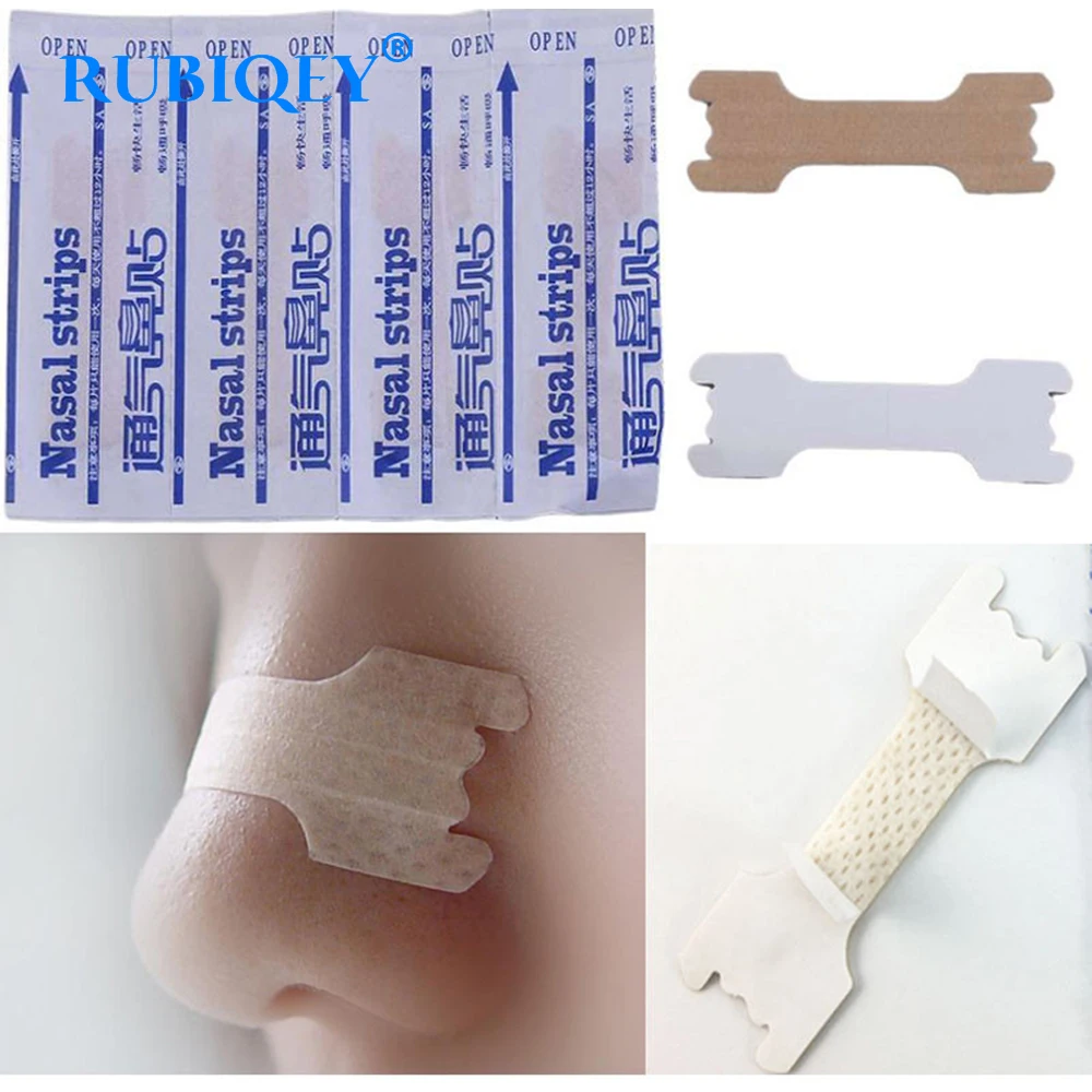 

50PCS Anti Snoring Nasal Patch Better Breathe Good Sleeping Nasal Strips Stop Snoring Strips Easier Health Care Patch
