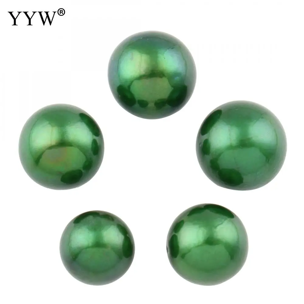 deep green Культивированный морской жемчужный с акоей культивированный жемчуг круглый 11-13 мм Жемчуг Diy подарки на день рождения вакуумные Упакованные - Цвет: deep green