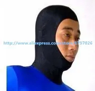 Zentai маска(CT05), три варианта: открытые глаза/отрытый рот и глаза/открытое лицо