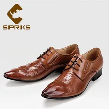 Sipriks/Мужские модельные туфли с принтом «крокодиловая кожа»; обувь в деловом стиле; элегантная мужская Свадебная Повседневная обувь; коллекция года; официальная Мужская обувь; размер 45