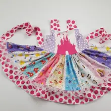 Летние платья для девочек; милое платье с принтом дельфина; детское Хлопковое платье