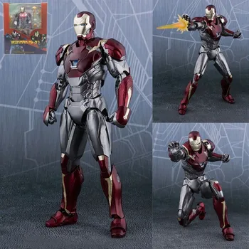 

Iron Man Avengers MK47 Tony Stark Action Figure SHF collectible Toys kids Gifts