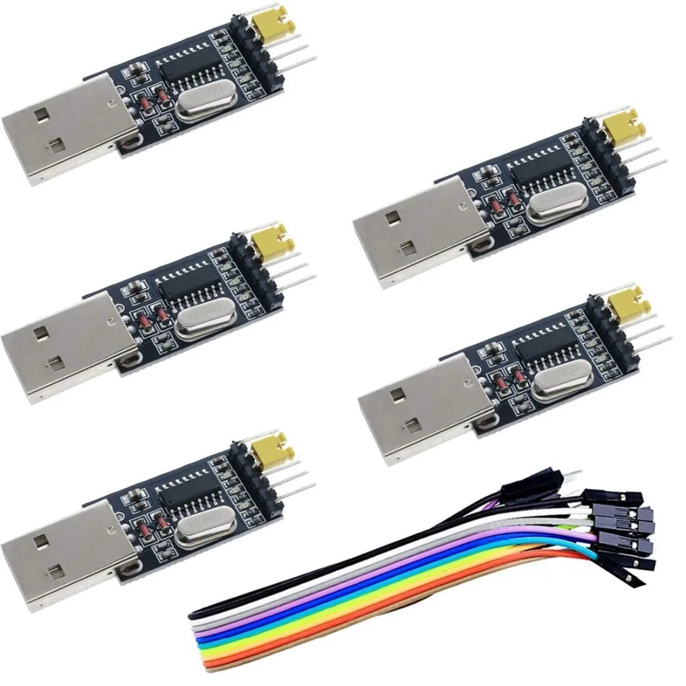 USB к TTL CH340 модуль CH340G 3 V 5V переключатель с STC микроконтроллером скачать кабель