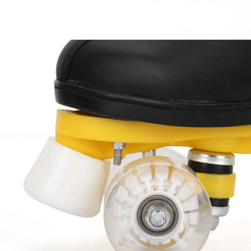 اثنين من خط زلاجات دوارة أحذية صف مزدوج الزلاجات Patines للأطفال الكبار الأبوة والأمومة أحذية رياضية بو وامض عجلات جلد البقر جلدية IB44 اثنين من خط زلاجات دوارة أحذية صف مزدوج الزلاجات Patines للأطفال الكبار الأبوة والأمومة أحذية رياضية بو وامض عجلات جلد البقر جلدية IB44