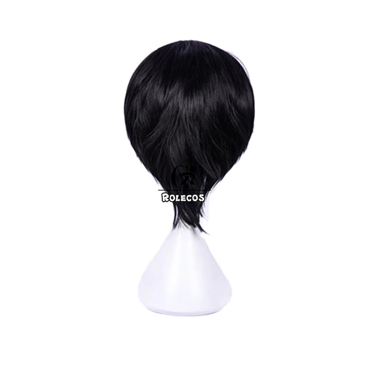 Rolecos 2018 японского аниме Darling в franxx Косплэй Хиро Косплэй Для женщин короткие черные волосы 23 см/9.06 cm синтетические волосы