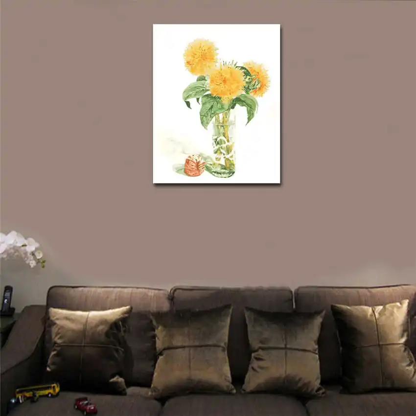 Картина с цветами УИН по номерам, абстрактная Роза, картина маслом на холсте, ананас, Куадрос, Декор, акрил, 9 видов, домашний декор