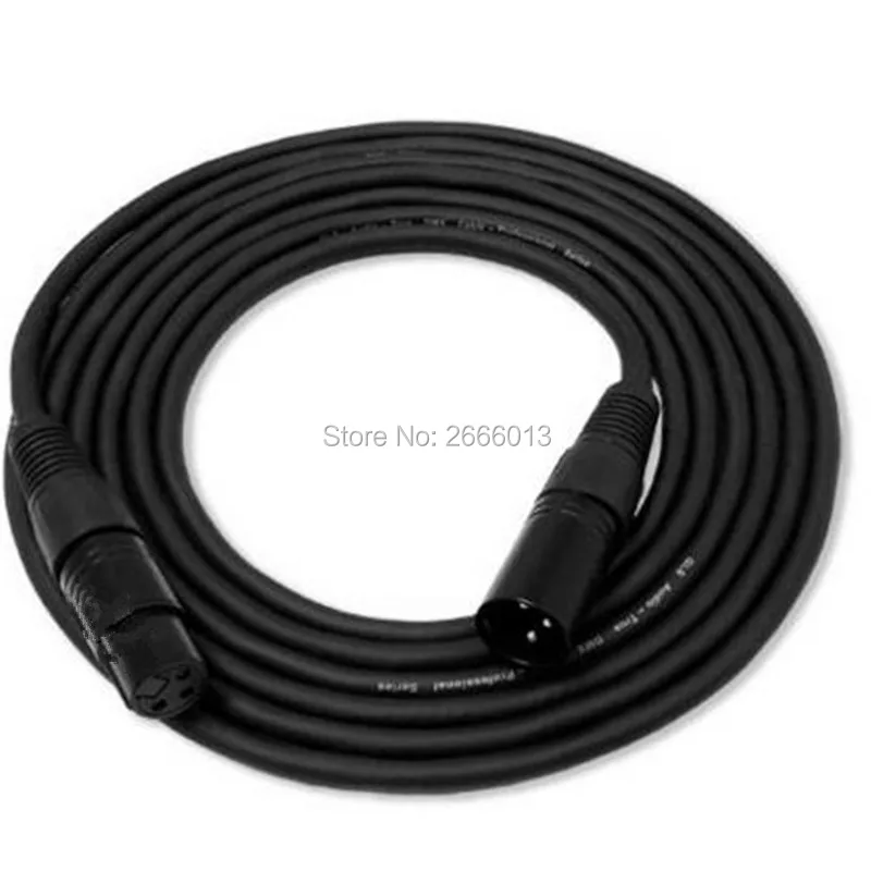 

10 Meter Length 3-pin Signal Connection DMX Cable For LED Stage Light/Fogger DJ Equipment ,Signal Connection Stage Accessories