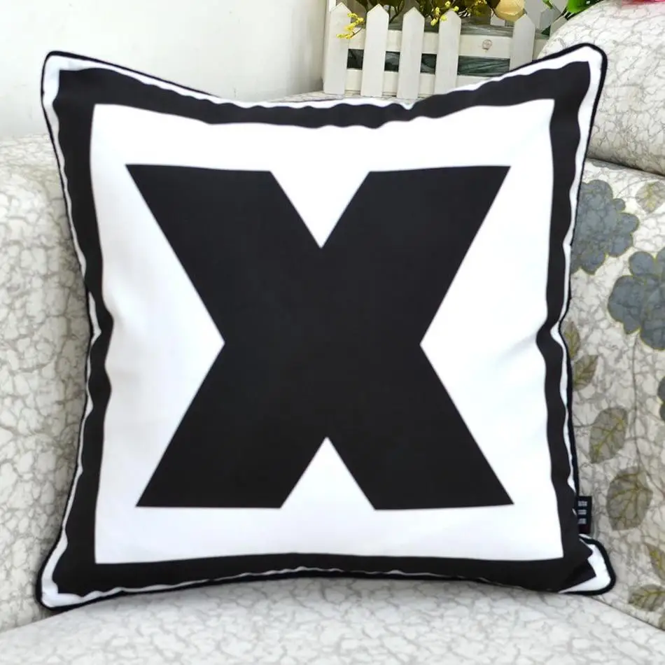 

18* 18 Inch Home Decorative Indoor White Throw Cushion Cover for Bedding Sofa
