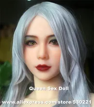 2016 NEW Top quality real silicone sex dolls head for adult doll, oral doll sexy toys, life size mastrubator