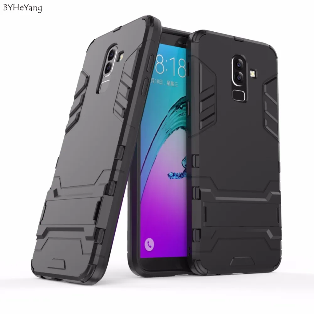 BYHeYang Armor Cases For Samsung Galaxy J8 2018 Case Robot Silicone