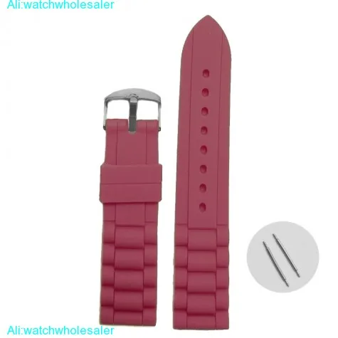 18mm New Plum Velvet Silicone Jelly Rubber Ladies Watch Band Straps WB1002U18JB