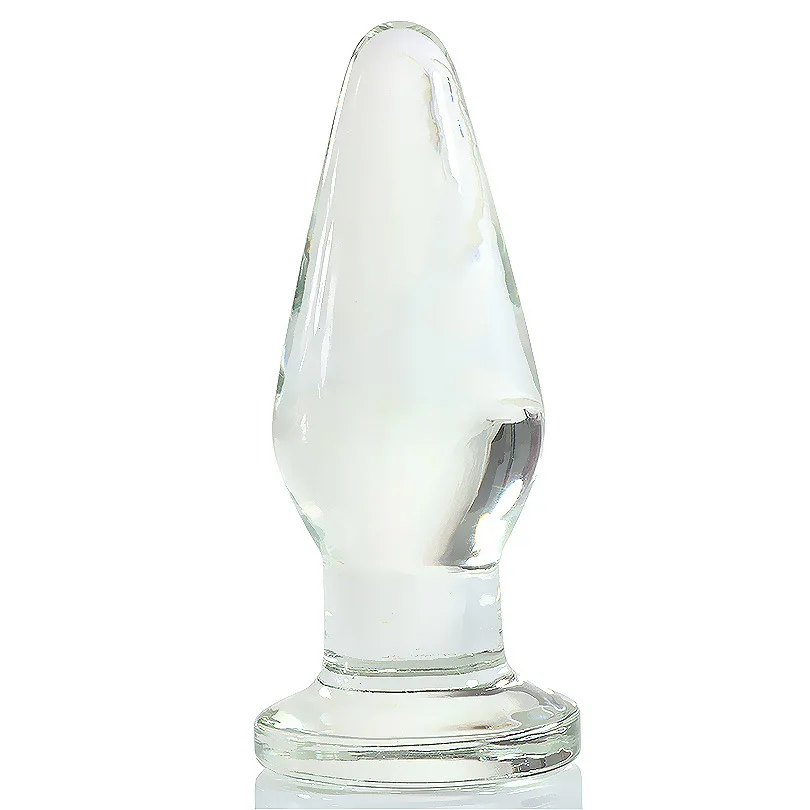 Best  190*70mm huge glass butt plug glass dildo big smooth anal plug prostaat massager anal expander Fist