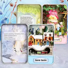 Новая коробка Кукольный дом Diy miniaturas 3D деревянная головоломка миниатюрный кукольный домик мебель подарки на день рождения