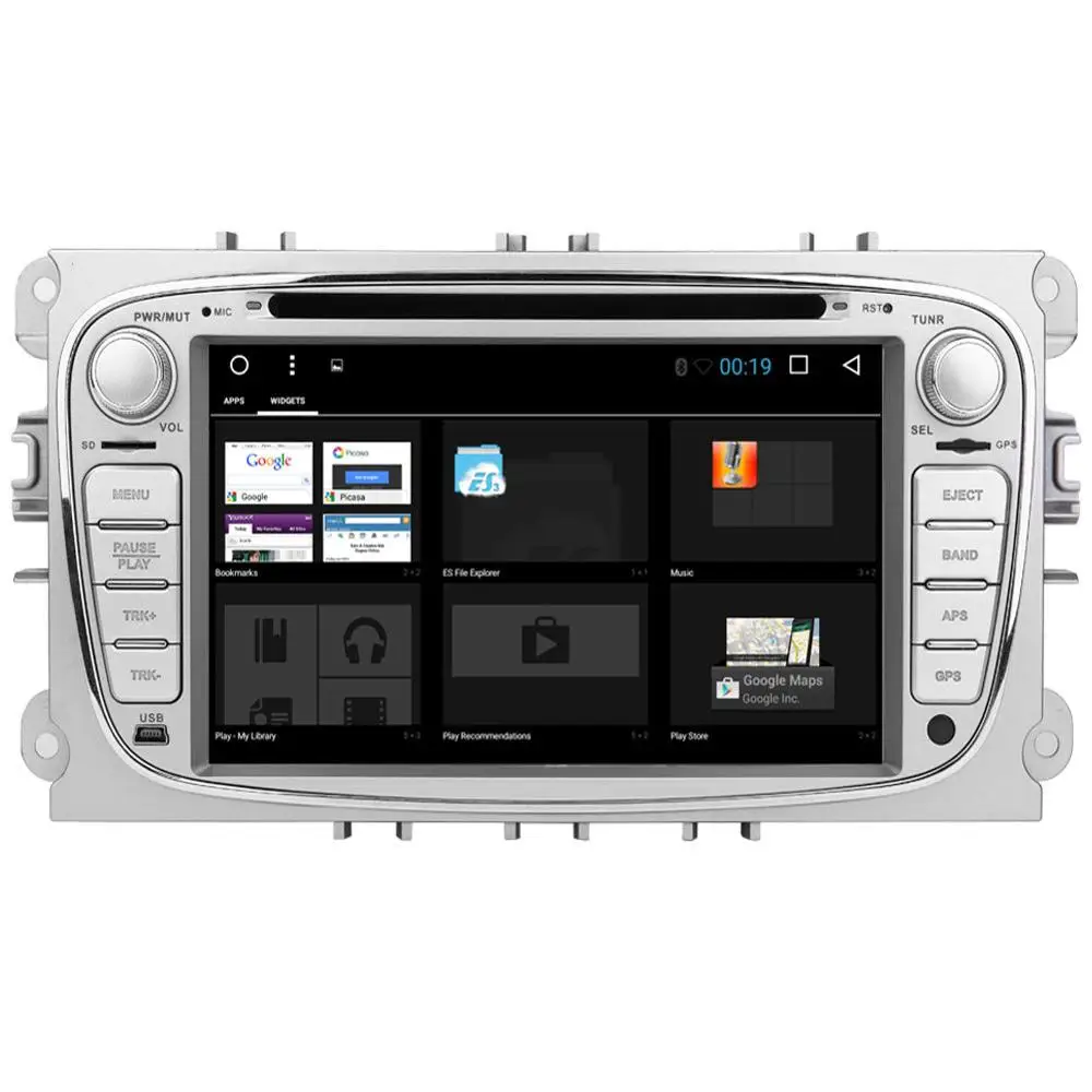 Top 7" Double 2Din Radio In Dash GPS Car Stereo DVD Player For Ford Focus Mondeo 3