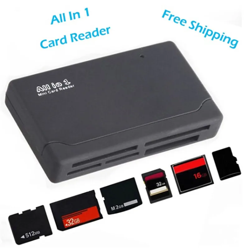 Для Samsung Sandisk карты памяти USB SD адаптер все в одном 2 0 кардридер TF CF MS Micro смарт