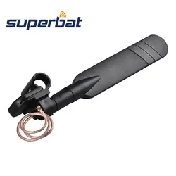 Superbat Wifi клип антенна 5,8 ГГц 5dBi антенна усилитель с кабелем 20 см IPX/u. fl под прямым углом гнездовой разъем