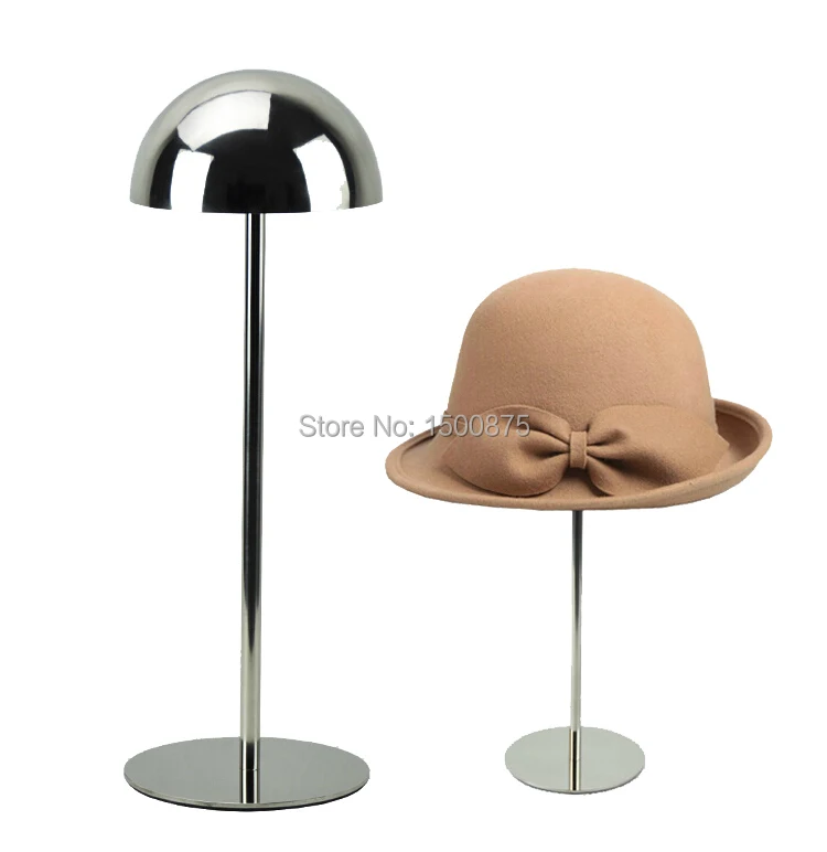 Fashion Metal Hat Display Rack Stand With Half Dome Hat Hanger Cap Hat