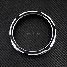 Black Asterism Speedometer Trim Bezel Burst Billet Cover