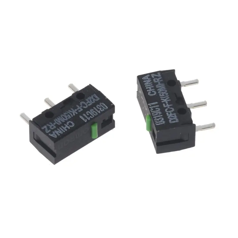 2 шт. оригинальный мышь OMRON микро переключатель D2FC F K(50 м) RZ зеленая точка 50
