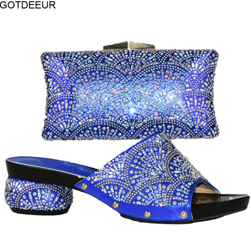 

Latest Design Shoes and Bag Sets for Party African Shoe and Bag Set 2018 Italian Design Matching Shoes and Bag Set for Women