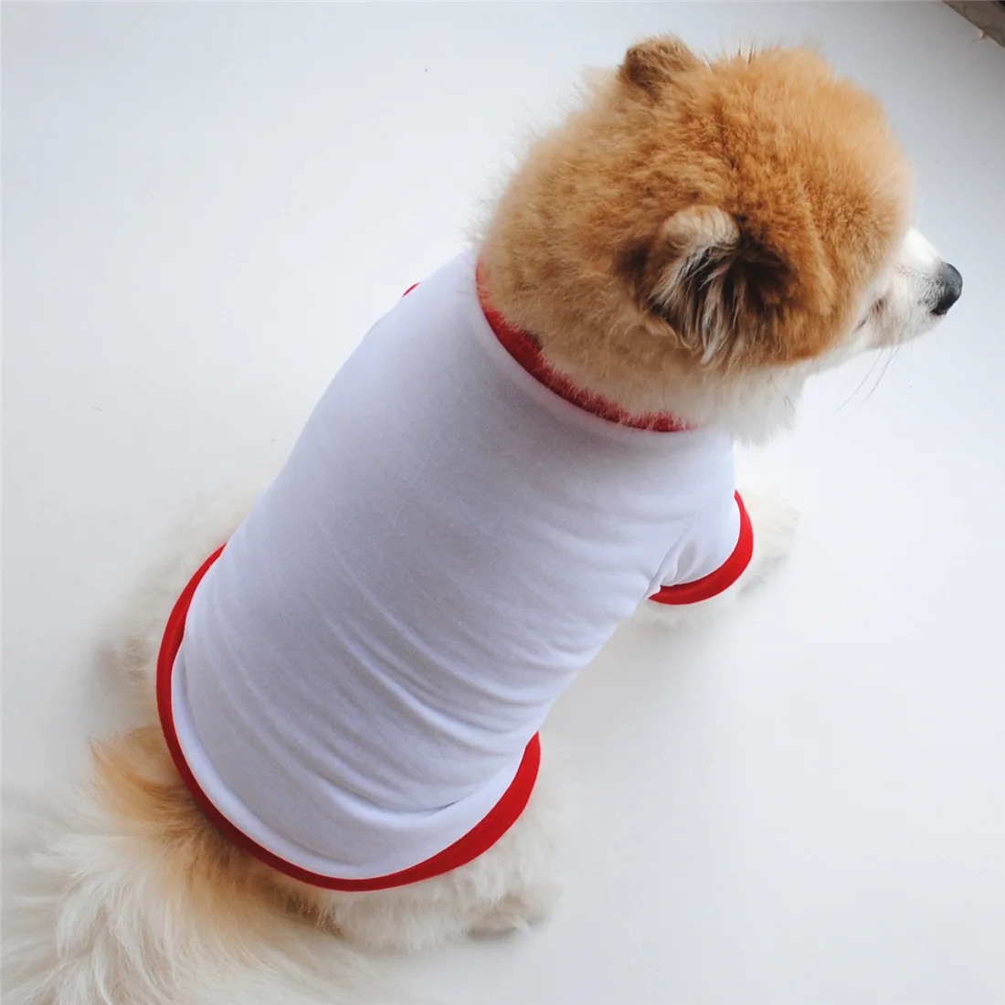 Одежда для собак, дышащая жилетка для собак, однотонная Летняя Повседневная стильная футболка для собак для маленькой собаки