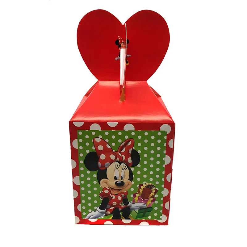

6pcs Minnie Mouse theme candy boxes Minnie Mouse theme gift boxes Minnie Mouse theme party favors