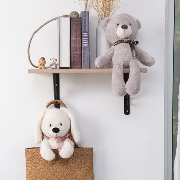 

Nooer Mini Cute Bear Fox Rabbit Monkey Stuffed Plush Toys Baby Sleep Accompany Doll Kids Gift