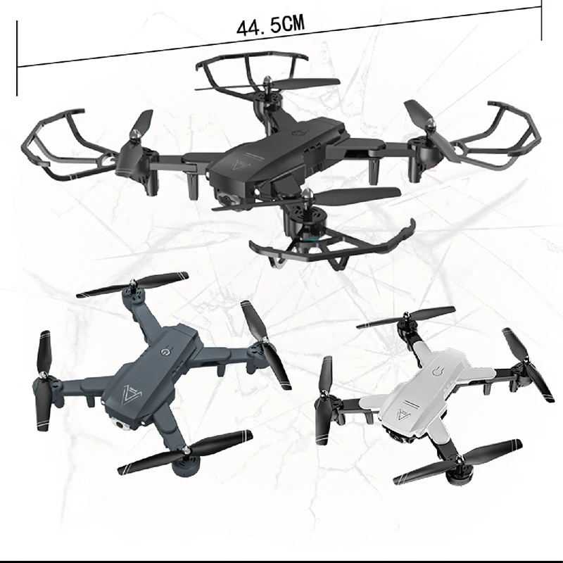 Радиоуправляемый вертолет 1080P камера Дрон WiFi FPV Дрон двойная камера HD складной Радиоуправляемый квадрокоптер 2,4G оптическое позиционирование потока Квадрокоптер