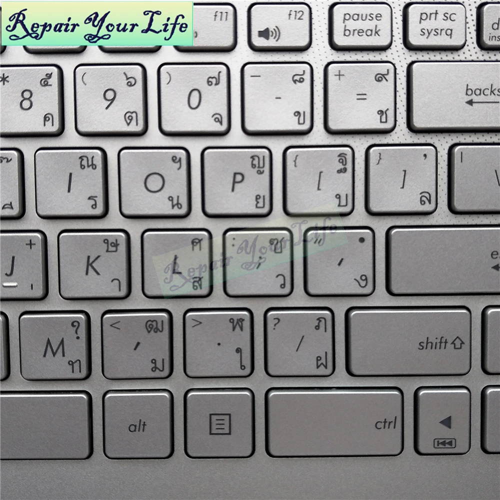 New Laptop keyboard for ASUS N550 N550JA N550JV N550JX Thailand TI TA  backlit keyboard with C shell 0KNB0-6629TA00 0KN0-N43TA23