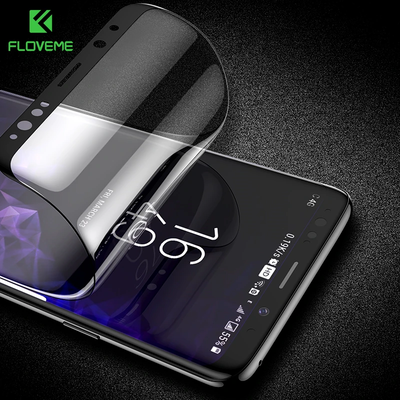 

FLOVEME Screen Protector For Samsung Galaxy S8 S8 Plus Not Tempered Glass 3D Full Curved Soft Protector Film For Samsung S8 S9