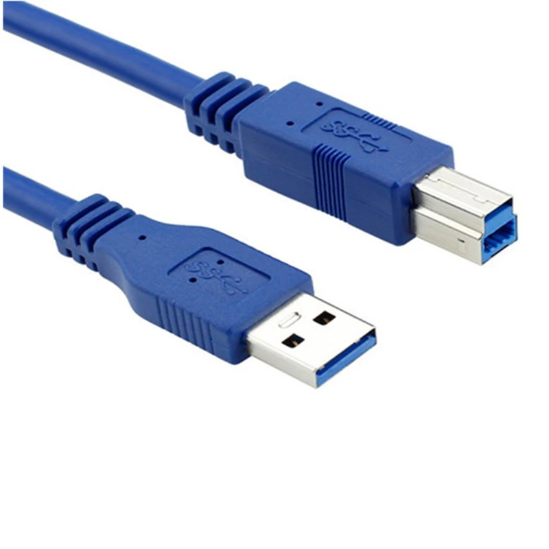 Удлинитель BM синего цвета для принтера USB 3 0 с AM на тип в повышенной скоростью