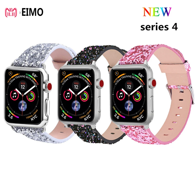 

Women's Genuine Leather Strap for Apple Watch band 42mm 38mm iWatch band 3/2/1 bracelet watchband wrist belt metal buckle
