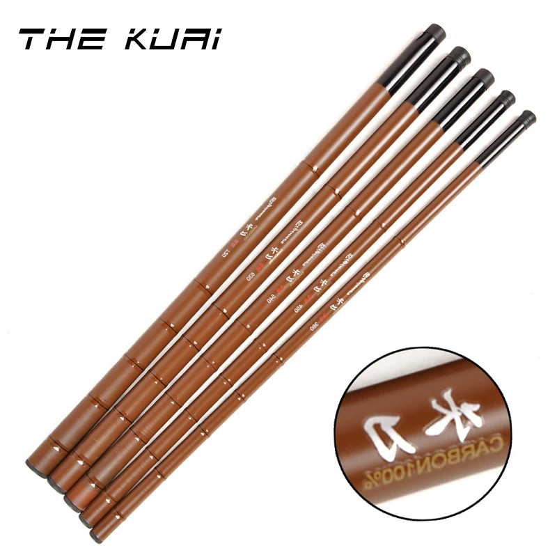 

THEKUAI Stream Fishing Rod 3.6/4.5/5.4/6.3/7.2M Telescopic Fishing Rod Lure Rod For Gift Stream Hand Carbon Casting Telescopic