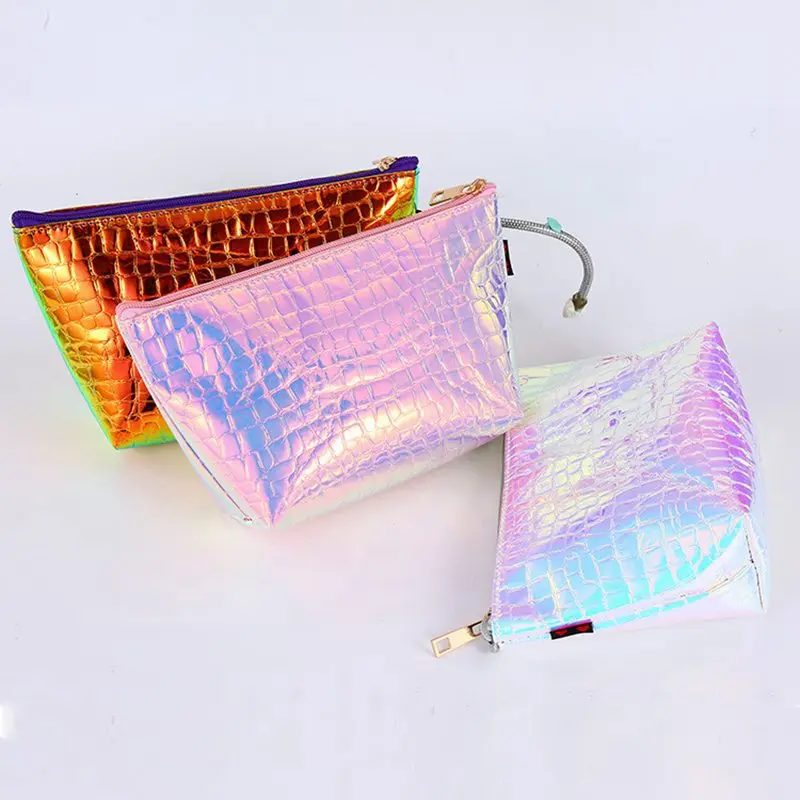 New Arrive Stone Pattern Cosmetic Bag Casual Laser Makeup Bag Clutch Necessarie Portable Zipper Waterproof Make Up Box New Arrive Stone Pattern Cosmetic Bag Casual Laser Makeup Bag Clutch Necessarie Portable Zipper Waterproof Make Up Box