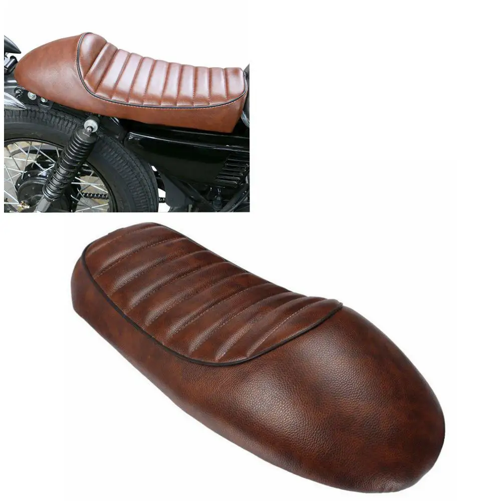 LumiPartyBrown Retro Vintage Motorcycle Seat Saddle Cover Hump Cafe