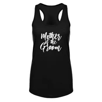 

Womens Mother of the Groom Fitness Workout Racerback Tank Tops