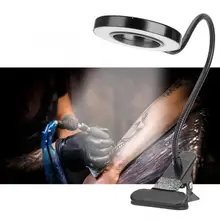 Лампа для ногтей Портативная USB Светодиодная настольная с зажимом лампа Регулируемый Настольный свет для тату/маникюра/макияжа комплекты ламп и комплектов для ногтей