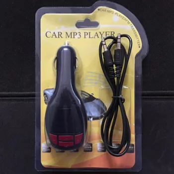 

usb to aux converter cable cigarette lighter power supply usb aux usb car charger car-charger with mp3 free shipping