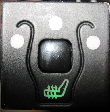 

2 seats install,Round button 3-level switch carbon fiber seat heater,heated seat,car switch heating pad
