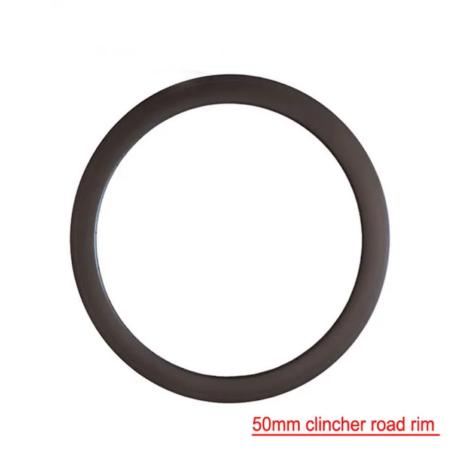 Best price at $118 Cheap Toray T700 Carbon Fiber Road Bike 50mm Clincher 700C V-shape Carbon Road Bike Rims