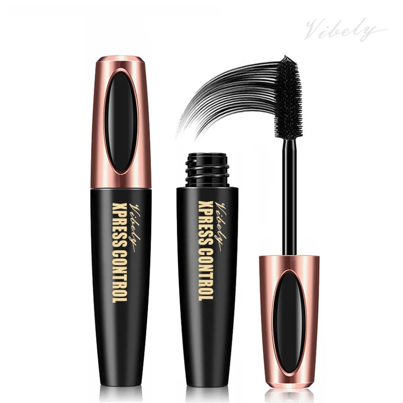 

Wholesales item 3/6/12pcs Bundle Pricing VIBELY 4D Silk Fiber Lash Mascara Waterproof Black Thick Natural Eyelash Extension