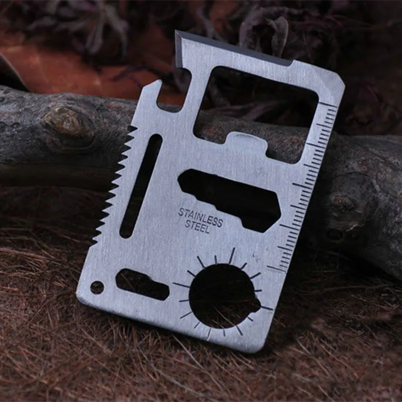 50pcs/lot Multifunction Credit Saber Cards Tools Outdoor Camping Survival Emergency Tool EDC Pocket Knife bottle opener | Инструменты