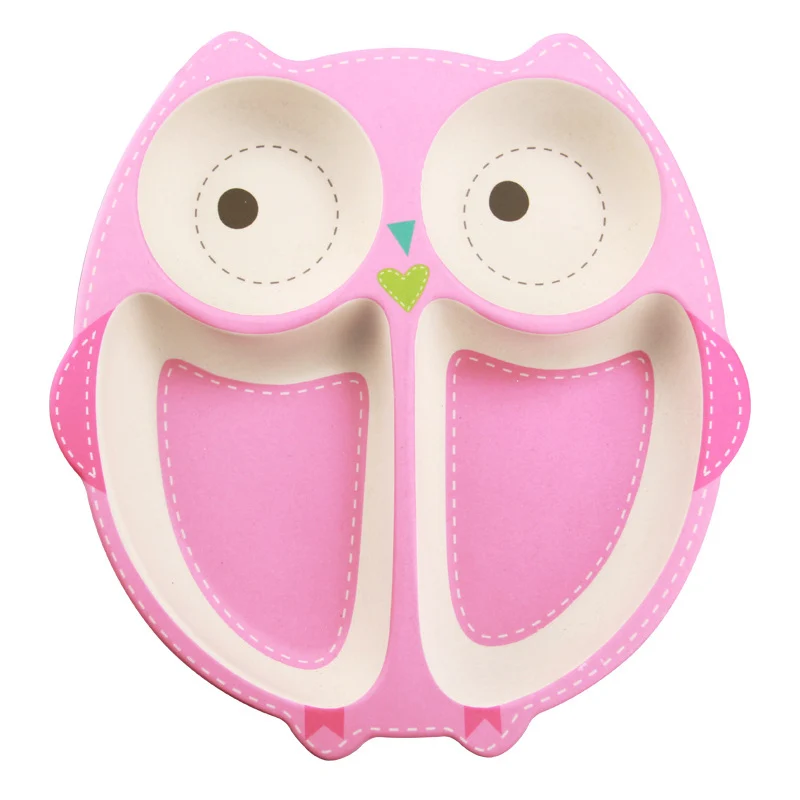 Baby Kids Natural Bamboo Fiber Bowls Cute Cartoon Animal Dishes Baby Feeding Tableware Irregular Children Toddler Portable Plate Baby Kids Natural Bamboo Fiber Bowls Cute Cartoon Animal Dishes Baby Feeding Tableware Irregular Children Toddler Portable Plate