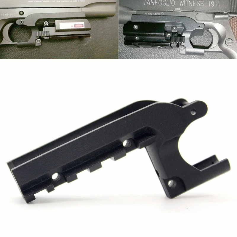 

Hot Sale Clot 1911 Pistol 20mm Under Rail Mount Pistol Rail Adapter Laser Mount