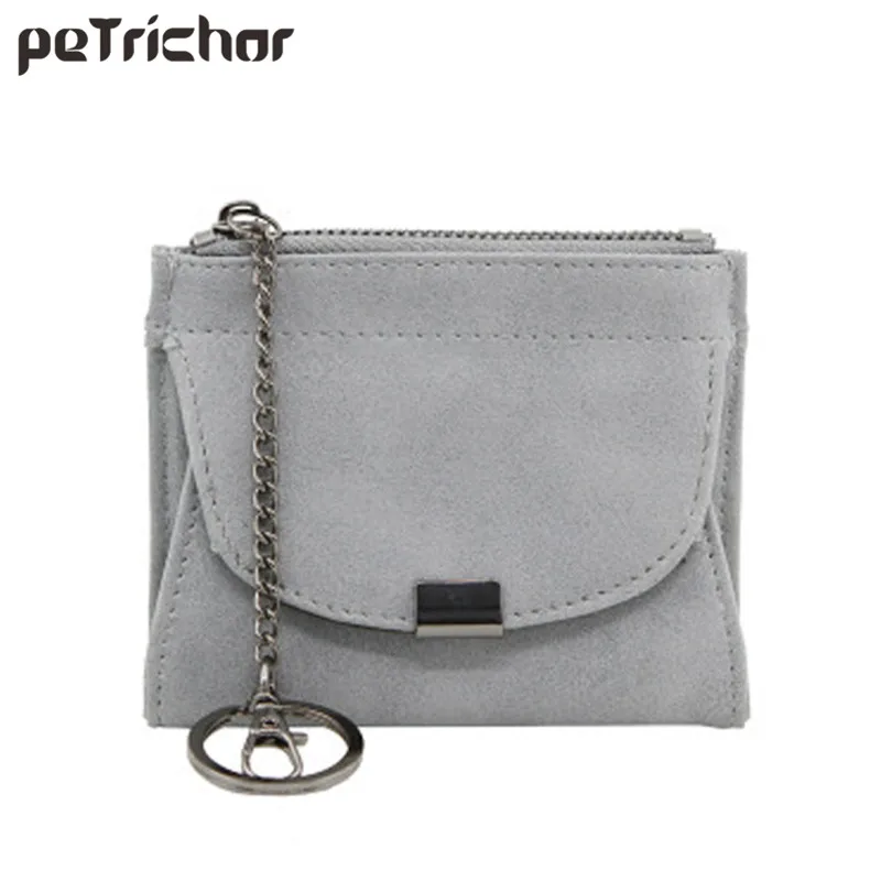 

Lady Women Short Wallets Female Small Wallet Card Holder Coin Pocket Mini Bags Girls PU Leather Brand Solid Purse Cartera